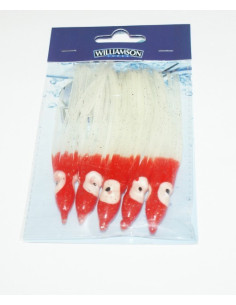 Polvo Williamson 11cm 91 Branco/Vermelho